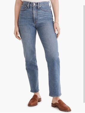Madewell Perfect Vintage Straight Jeans in Allegany Wash